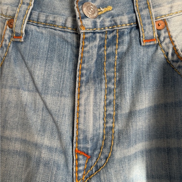 Men's Authentic True Religion straight fit old multi run stitch jeans $249 - Picture 7 of 16